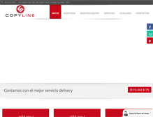 Tablet Screenshot of copylinedigital.com